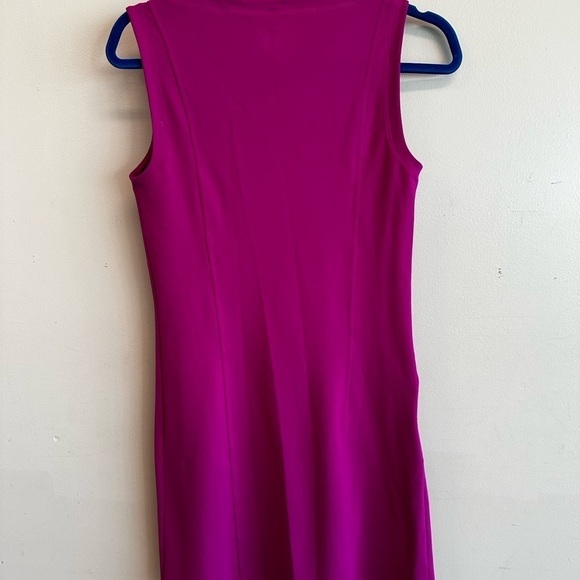 Toad & Co Short Sleeve Magenta Purple Pink Side Pocket Dress. Size XSM - Picture 5 of 11